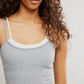 FP Movement ALL CLEAR COASTLINE CAMI / WHITE COMBO