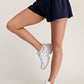 V Crossover Flared Short Navy