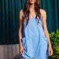 Brittany Jersey Romper Blue