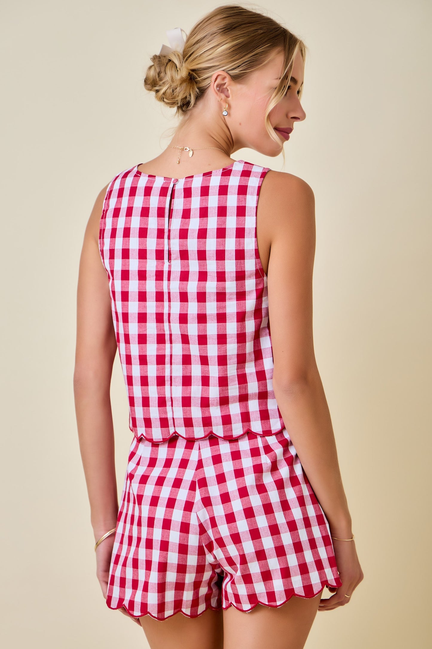 Deb Gingham Set Top