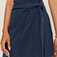 Mattie Jersey Denim Mini Dress