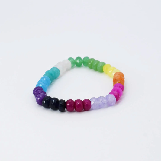 Multi Gemstone Beaded Bracelet