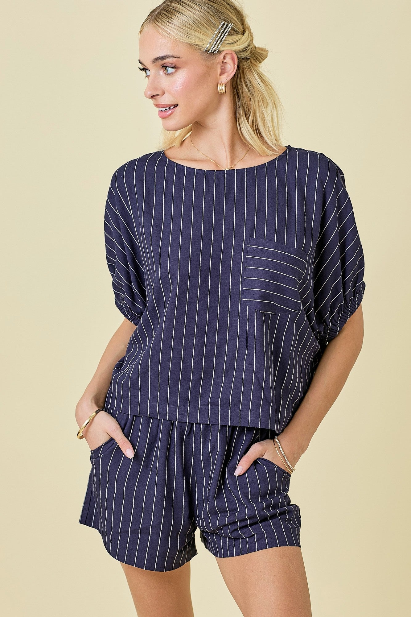 Deborah Navy Set
