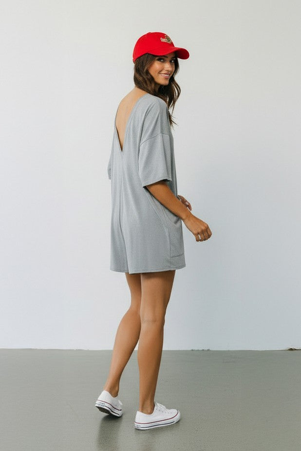 Becky Slate Oversized Romper