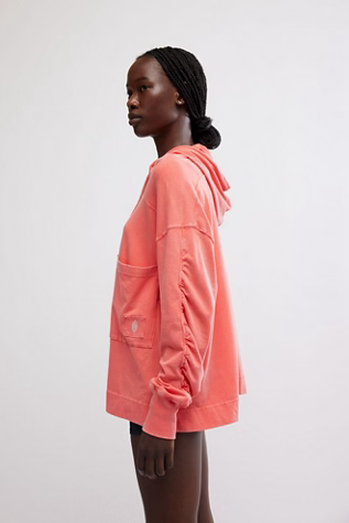 FP MOVEMENT HOT SHOT HOODED LAYER CODDY / HIBISCUS