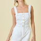 Daniela White Romper