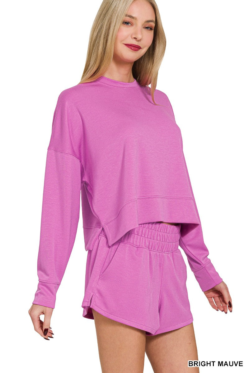 Zoey bright mauve set
