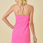 Dee Pink Strapless Dress