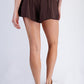 V Crossover Flared Short Espresso