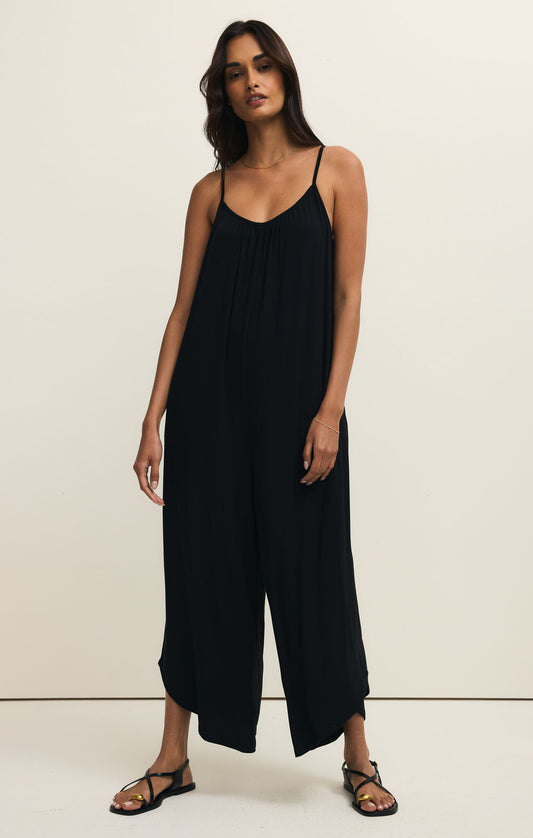 THE FLARED JUMPSUIT Black