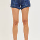 Risen High Rise Layered Hem Shorts