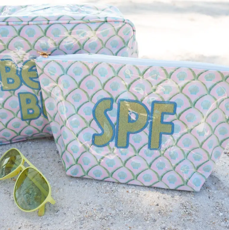 Salty Peach Clear Coat Bag - Spf
