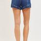 Risen High Rise Layered Hem Shorts