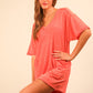 Jayla Coral Romper
