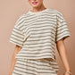 Dream Oatmeal Striped Set Top