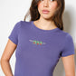 Paula navy tee
