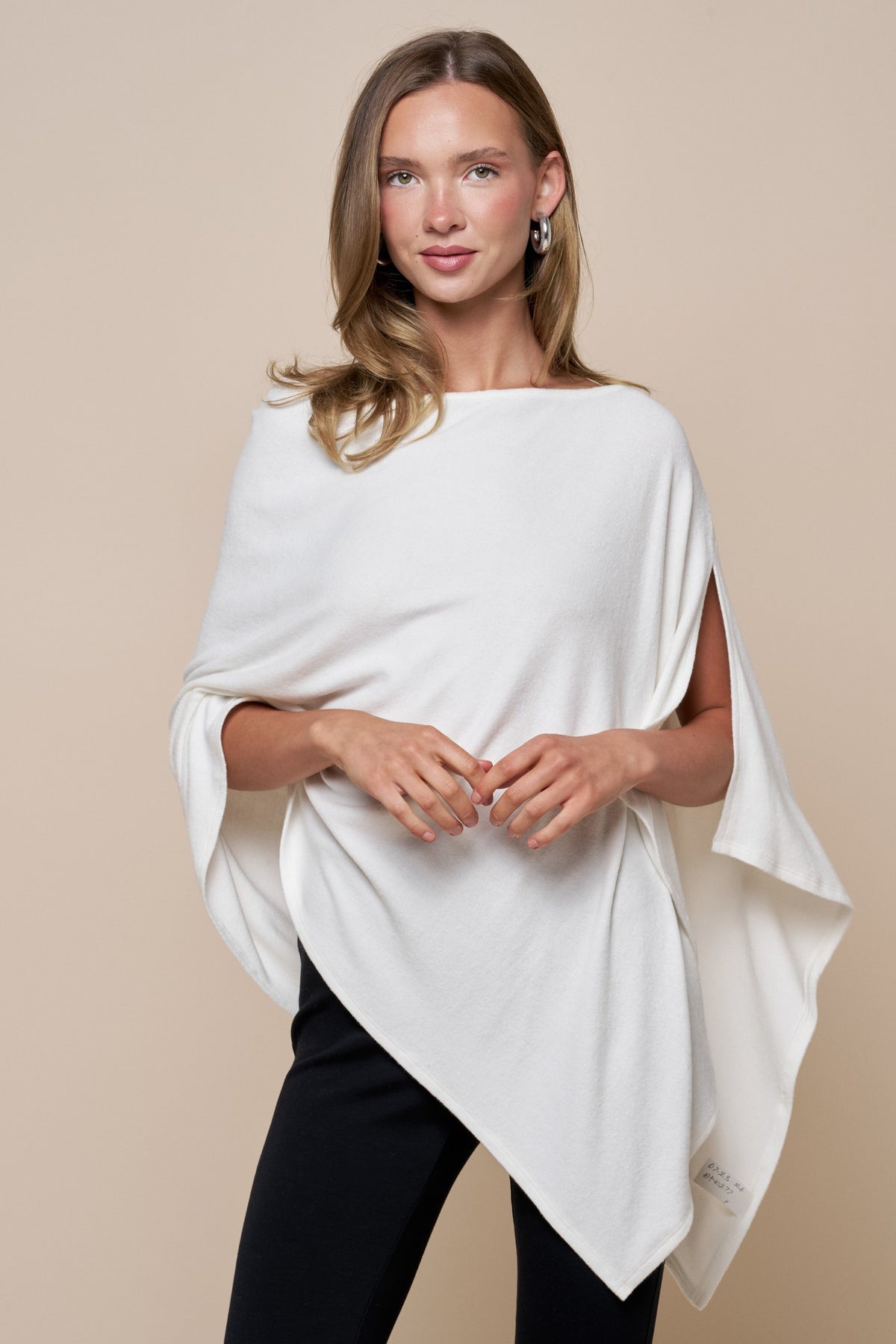 Bailey Off White Poncho