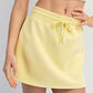 Modal Scuba Stripe Skort Lemon