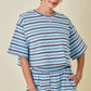 Diana Blue and Brown Set Top
