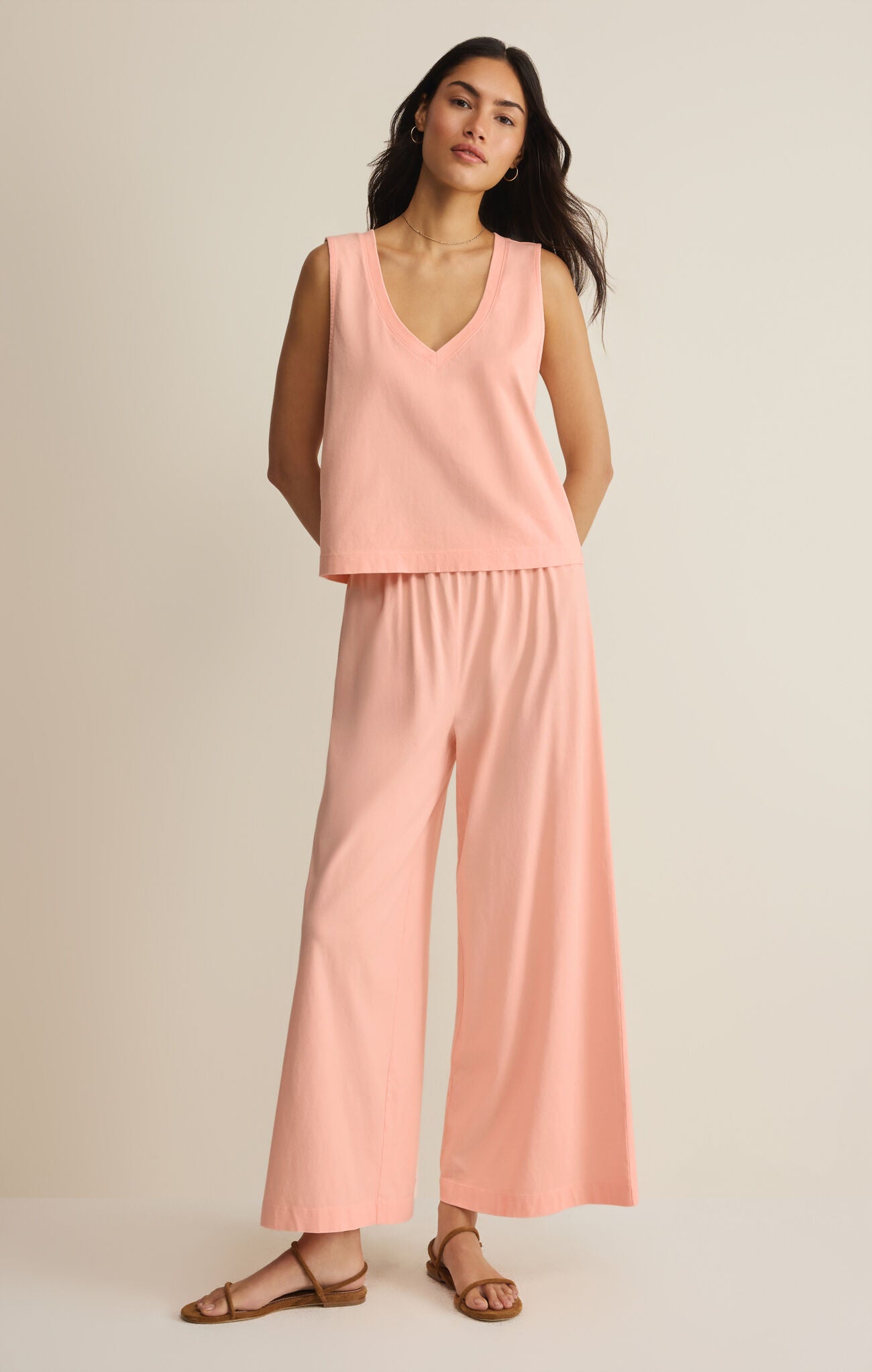 Z SUPPLY Scout Jersey Crop Flare Pant