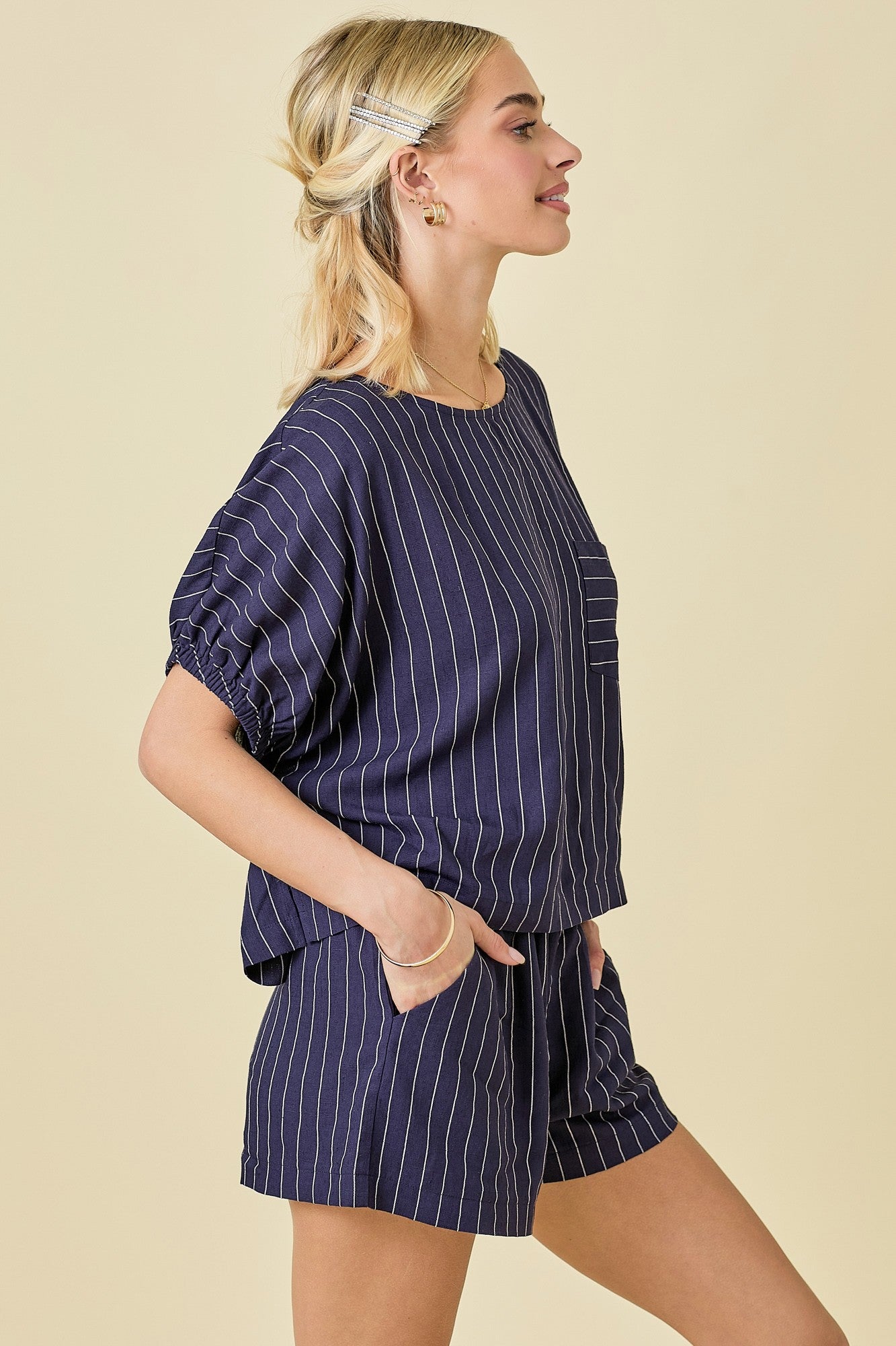 Deborah Navy Set