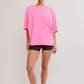 TACKLE TEE / HOT PINK