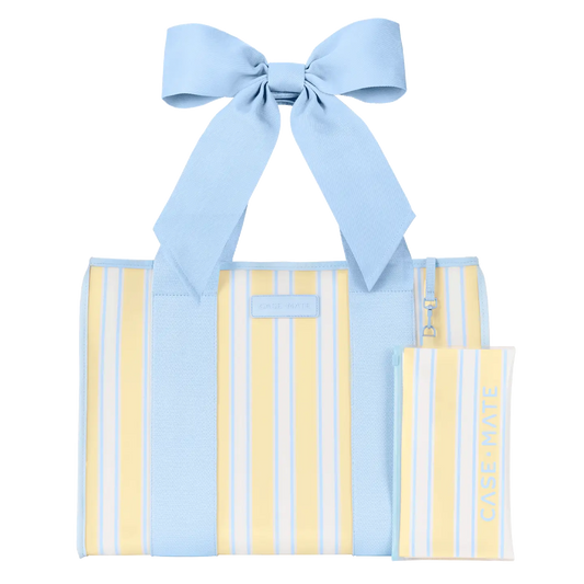 Case-Mate Cabana Stripe Bow Jelly Tote Bag