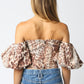 Kiley Leopard Bubble Top