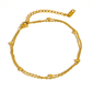 Pennie 18K Gold Non-Tarnish Layered Chain Anklets
