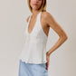 Sammie White Halter Top
