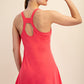 Tennis Romper Dress Flamingo Pink