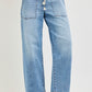 Risen Drawstring Medium Wash Denim