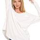 Cotton Thumbhole Top White