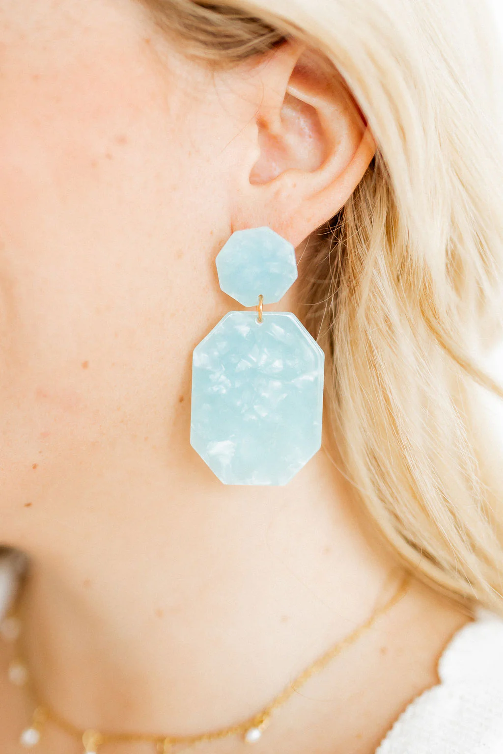 Parker mint earrings