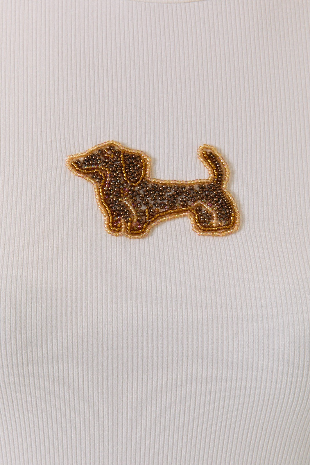 Sam White Dog Tee