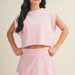 Kaia Pink Open Back Top