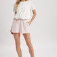 Wrenley Pink Stripe Shorts