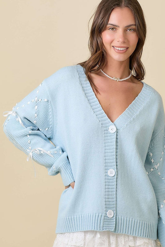 Maggie Blue Cardigan