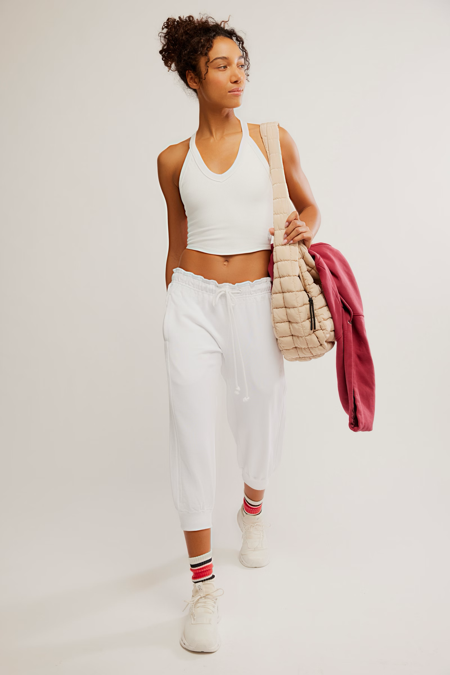FLUTTER JOGGER / IVORY