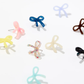 Kylie Bow Earrings Yellow
