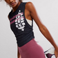 Free People Movement SPORT MODE MUSCLE LOGO / BLACK/CLOVE COMBO