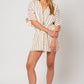 Gabby striped romper