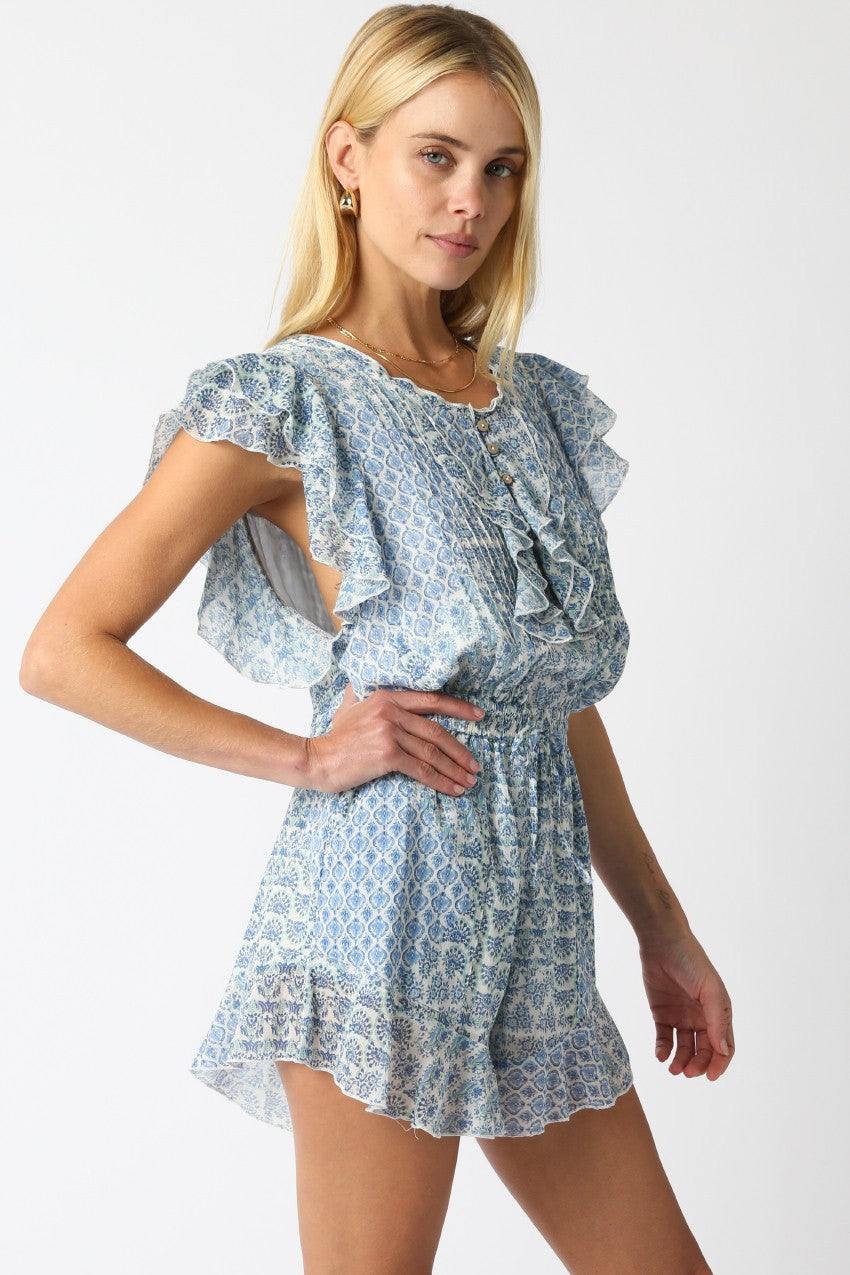 Elia Ruffled Romper