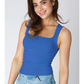 Clean Line Square Shirred Top