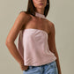 Lily Baby Pink Satin Top