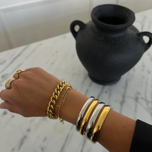 Gemma Bangle 4MM, GOLD