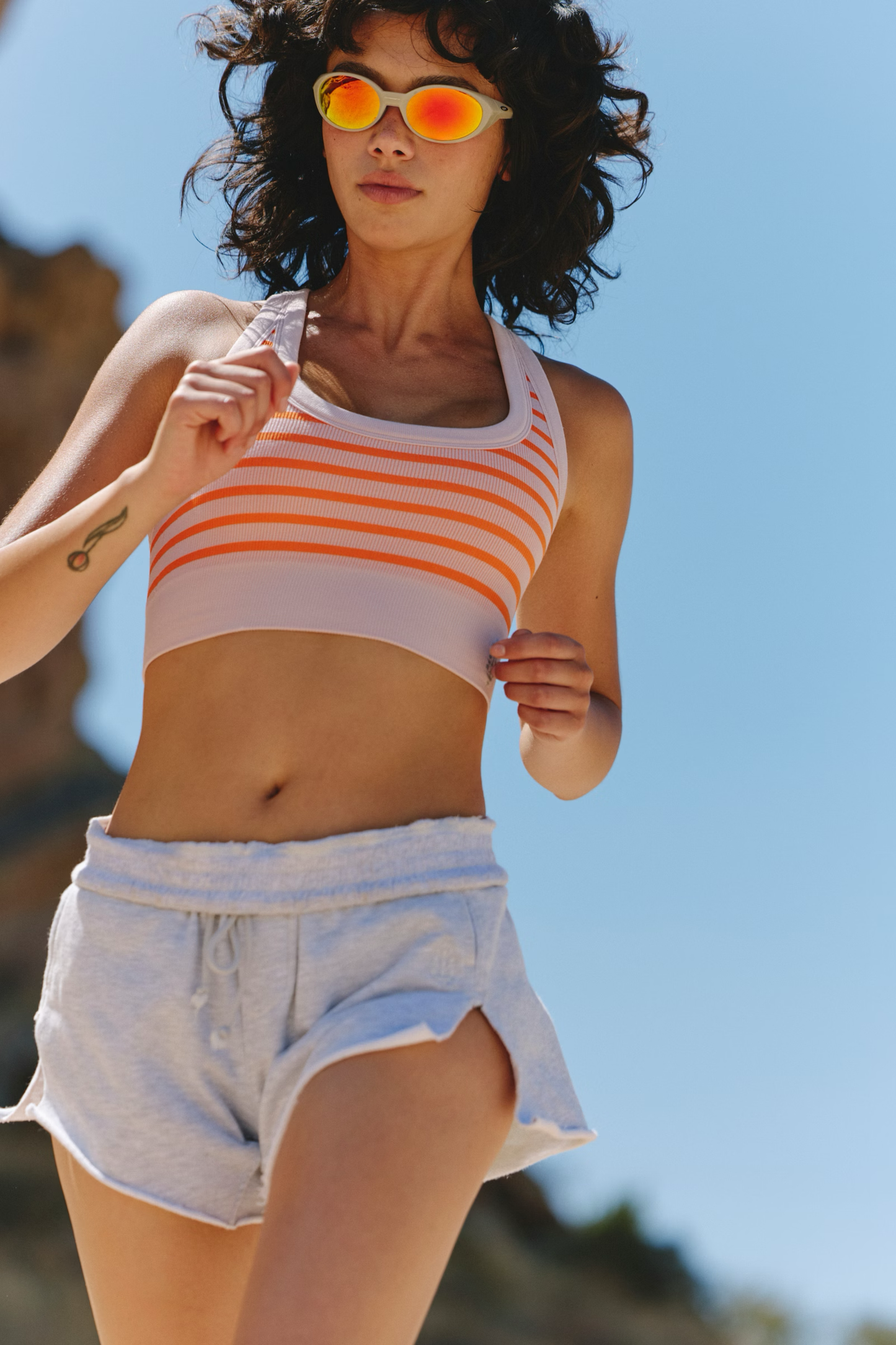 GO TO STRIPE BRA / BURNING UP COMBO