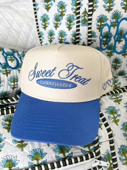 Sweet Treat Connoisseur - Periwinkle Vintage Trucker Hat