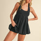 Kylie Black Halter Romper
