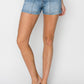 Risen High Rise Front Seam Detail Shorts